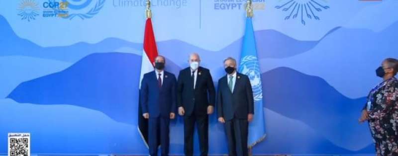 وصول الرئيس الجزائري لمقر انعقاد مؤتمر المناخ 