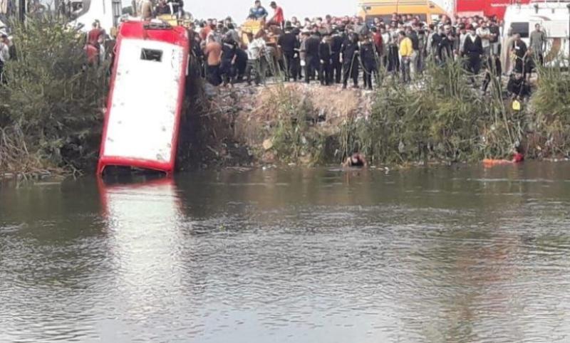 النيابة العامة تأمر بحبس سائق حافلة تسبب في وفاة 20 راكبًا غرقًا بترعة في أجا بالمنصورة