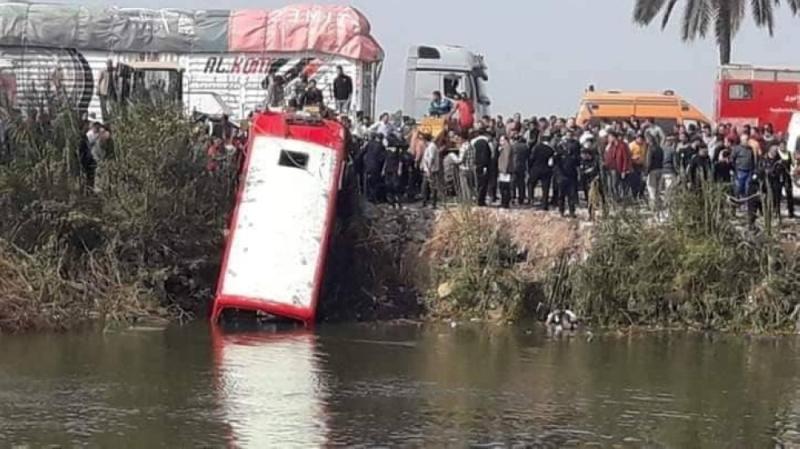 حادث غرق أتوبيس الدقهلية- BBC