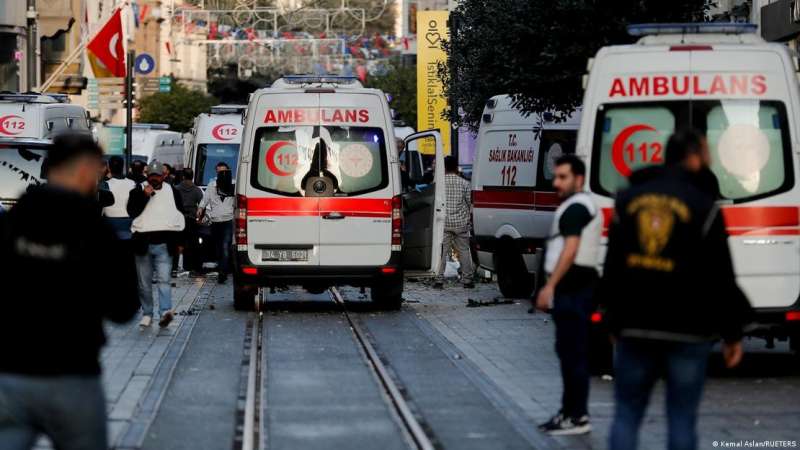 انفجار ميدان الاستقلال في تركيا
