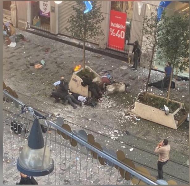 الرئاسة التركية: تفجير تقسيم ناتج عن قنبلة ألقتها امرأة