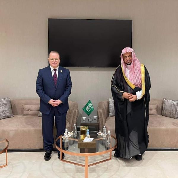 النائب العام يصل إلى المملكة العربية السعودية لحضور الاجتماع السنوي الثاني لجمعية النواب العموم العرب