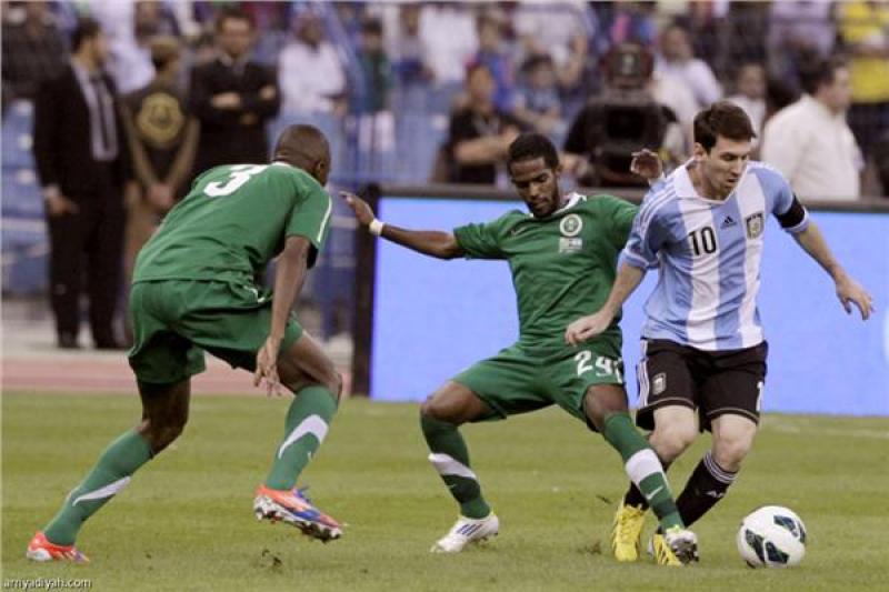 منتخب السعودية ضد الأرجنتين