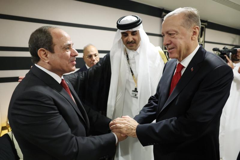 لقاء الرئيس السيسي والرئيس التركي 