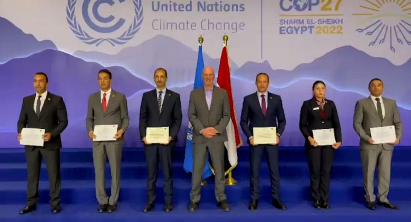 الأمم المتحدة تُكرم رجال الشرطة للجهود المبذولة فى تأمين مؤتمر المناخ بشرم الشيخ