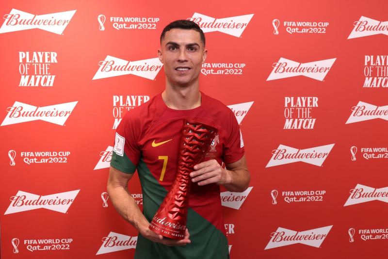 كأس العالم 2022.. رونالدو أفضل لاعب في مباراة البرتغال وغانا