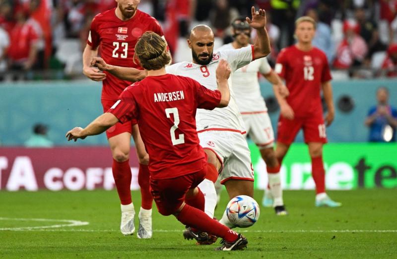 مباراة تونس والدنمارك في كأس العالم 2022