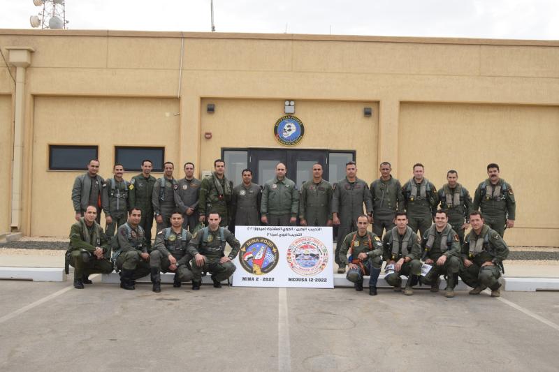 القوات الجوية المصرية واليونانية تنفذان التدريب الجوي المشرك «مينا - 2 »