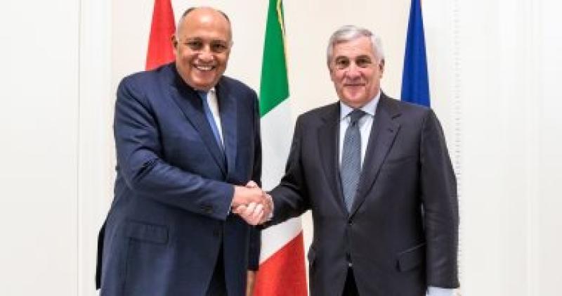 وزير الخارجية يستقبل نظيره الإيطالي لمناقشة 4 ملفات مهمة