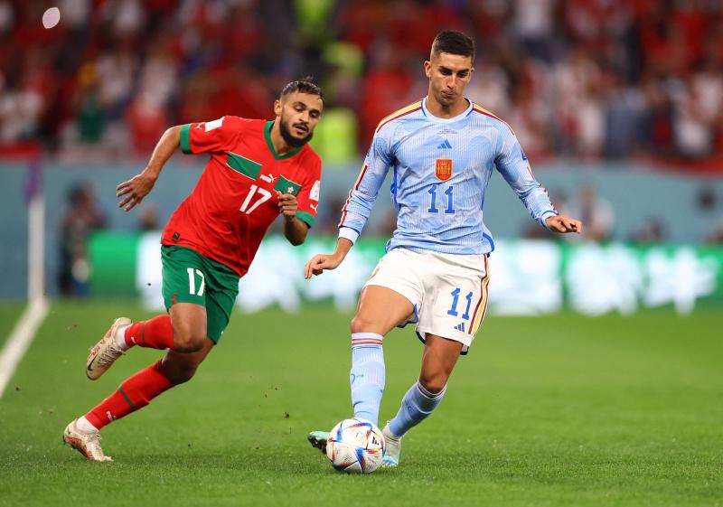 مباراة المغرب وإسبانيا في كاس العالم