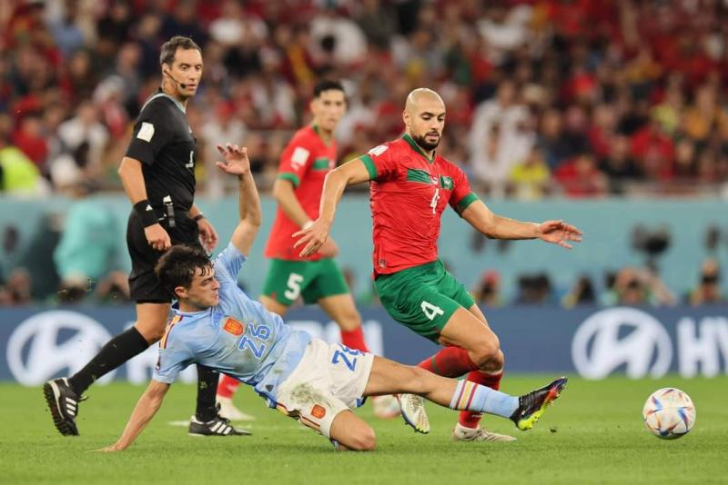 مباراة المغرب وإسبانيا 