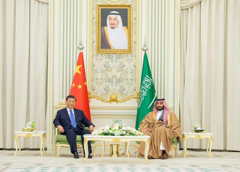 محمد بن سلمان والرئيس الصيني ـ واس 