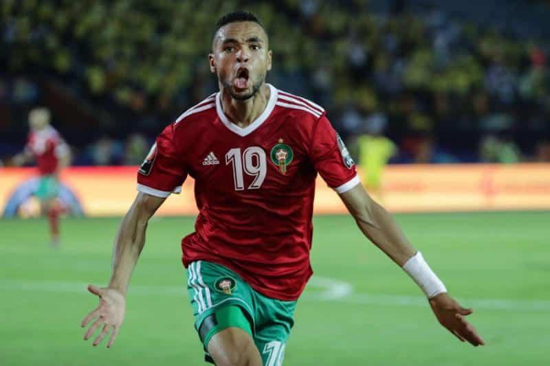 يوسف النصيري لاعب منتخب المغرب