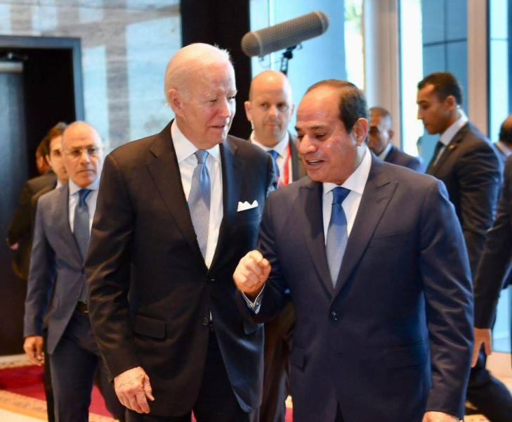 الرئيس الأمريكي: سافرت إلى مصر لدعم جهود مكافحة التغير المناخي