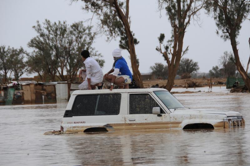مركز الأرصاد السعودي: هبوط أمطار غير مسبوقة فى المملكة