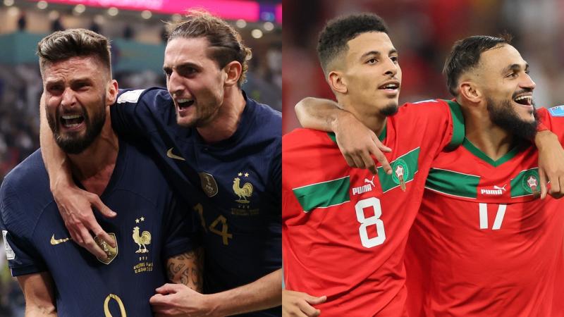 مشاهدة مباراة فرنسا والمغرب في نصف نهائي كأس العالم 2022