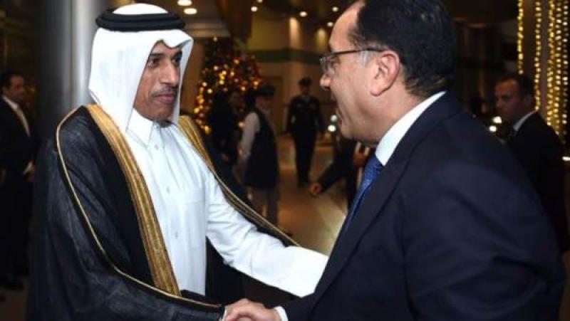 رئيس الوزراء وسفير قطر في القاهرة