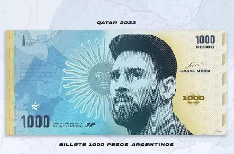 البنك المركزي الأرجنتيني يدرس وضع صورة ميسي على عملة البلاد الرسمية احتفالا بكأس العالم