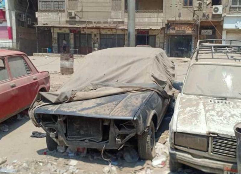 سيارات مهلكة ومتروكة بشوارع القاهرة والجيزة