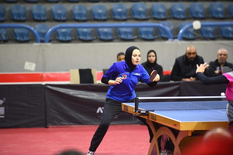 سيدات الأهلي يتأهلن لنهائي البطولة العربية لتنس الطاولة