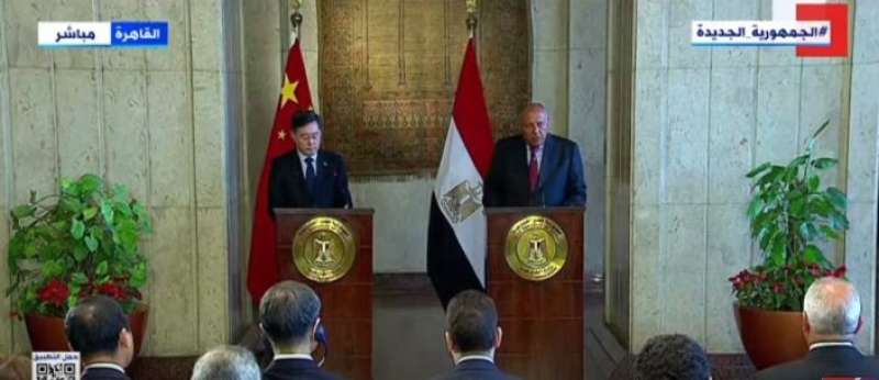 وزير الخارجية: «مصر تدعم بكين في خطتها التنموية»