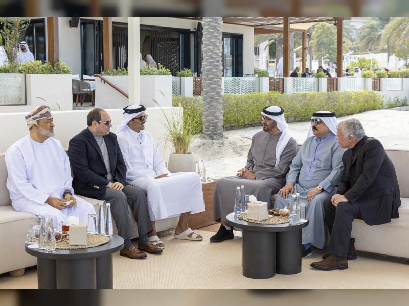 لقاء تشاوري للقادة العرب في الإمارات