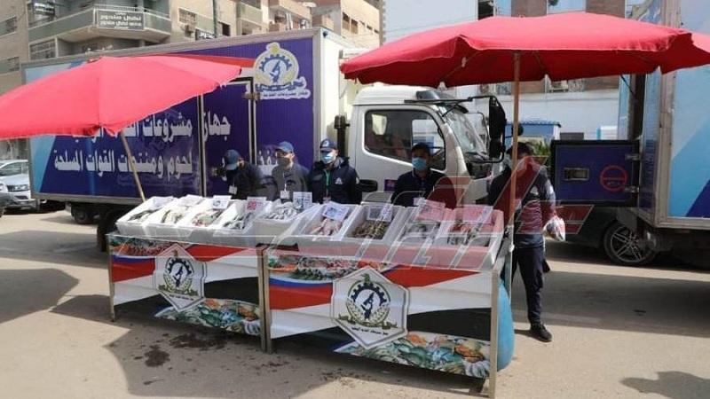 أماكن منافذ بيع السلع الغذائية في محافظة الجيزة