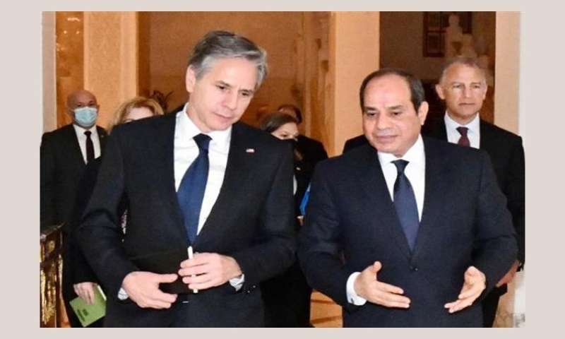 بلينكن يزور مصر وفلسطين لمناقشة الوضع في ليبيا والسودان
