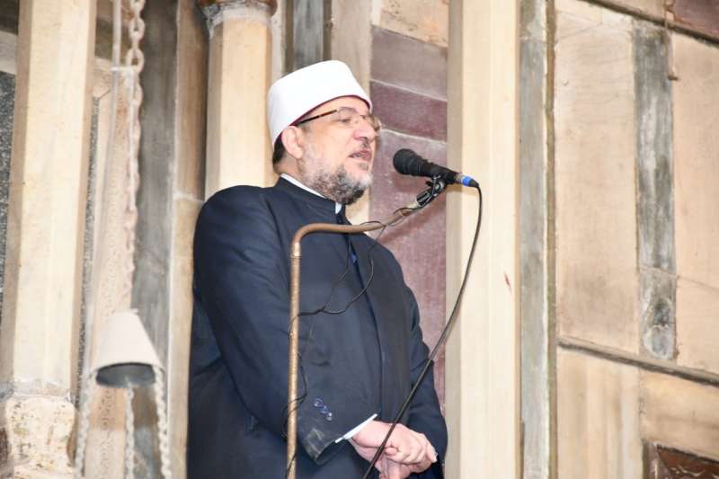 وزير الأوقاف خطيب الجمعة اليوم من مسجد الشرطة