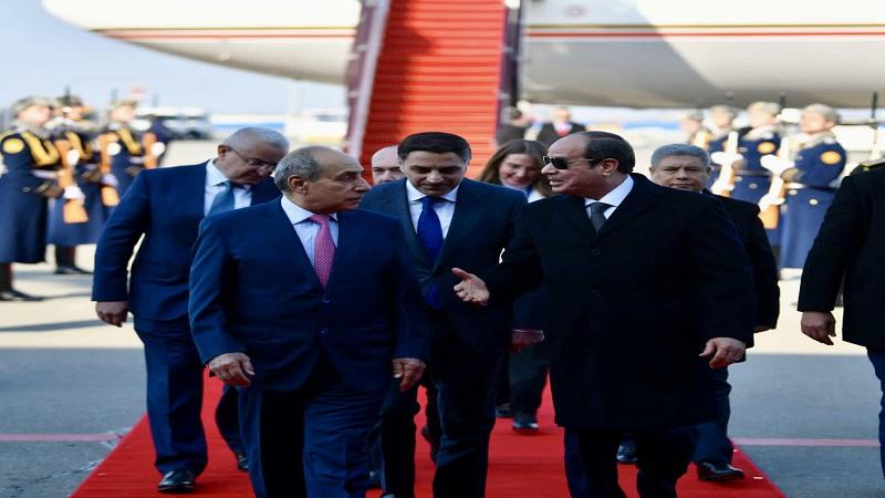 السيسي يلتقي رئيس أذربيجان بالقصر الرئاسي