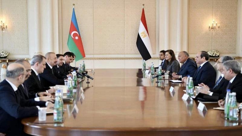 الوفدان المصري والأذربيجاني يشهدان اتفاقيات تجارية