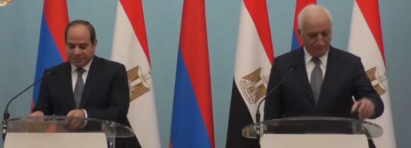 الرئيس السيسي يؤكد زيادة حجم التبادل التجاري بين مصر وأرمينيا