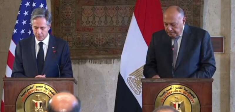 وزير خارجية مصر ونظيره الأمريكي