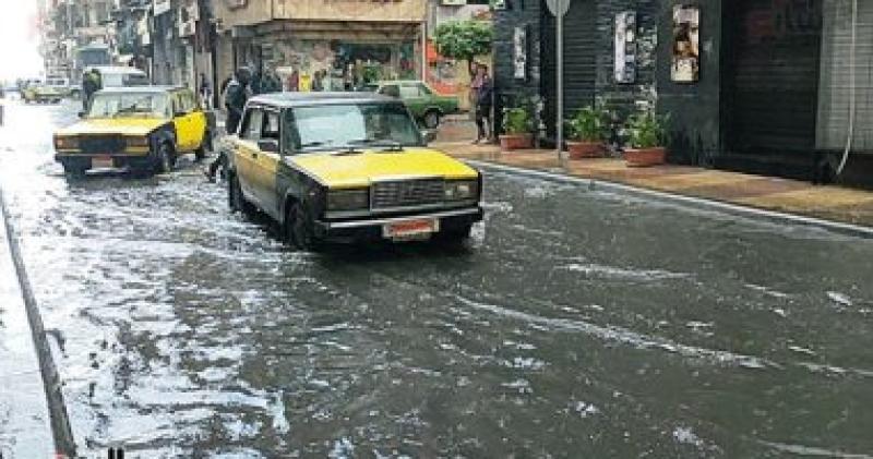 أمطار تغمر شوارع الإسكندرية- المصدر: ياندكس