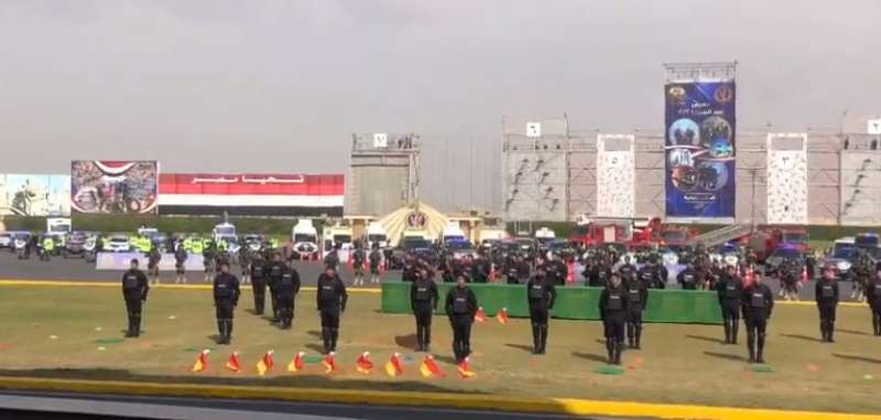 معدات وعروض بوزارة الداخلية احتفالا بعيد الشرطة 71 «فيديو وصور»