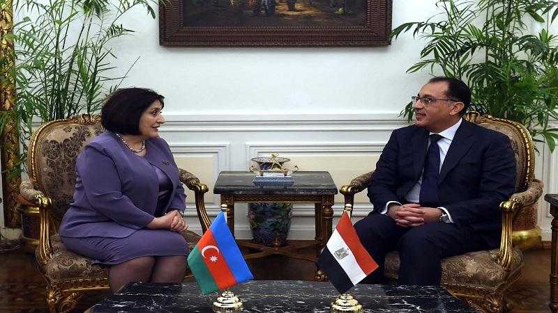 مدبولي يلتقي رئيس المجلس الوطني الأذربيجاني