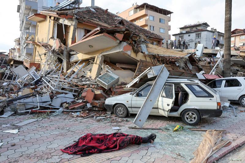 زلزال فلسطين (رويترز)