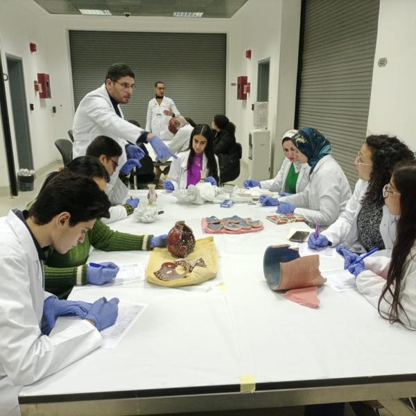 إنطلاق المدرسة الشتوية لترميم وصيانة الآثار بالمتحف القومي للحضارة المصرية