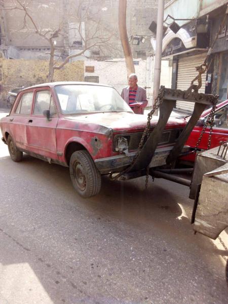 رفع السيارات المتهالكة من شوارع القاهرة والجيزة