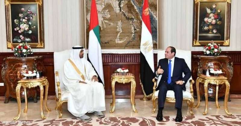 السيسي وبن زايد يؤكدان خصوصية العلاقات المصرية الإماراتية الوثيقة