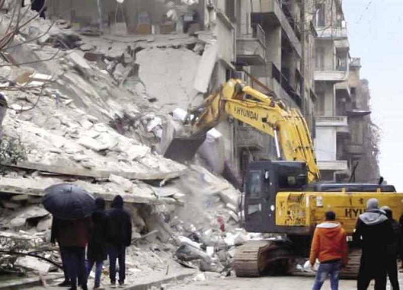 المرصد السوري: ارتفاع عدد ضحايا الزلزال إلى 5540