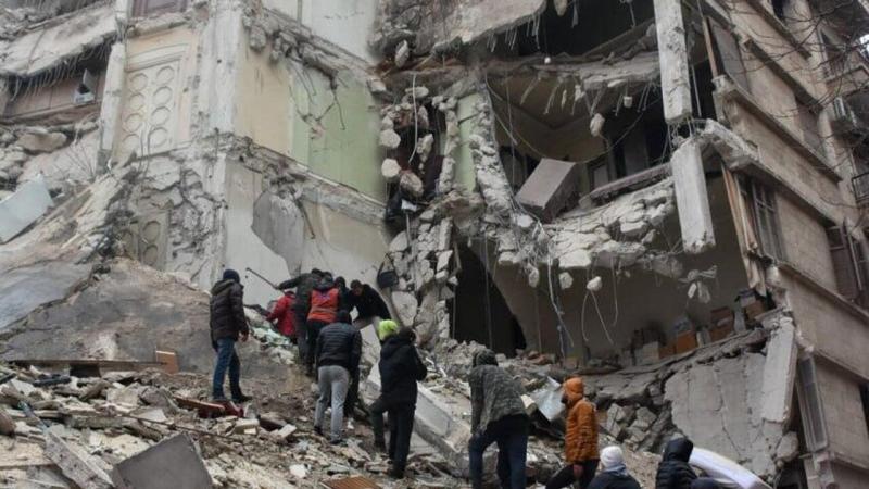الزلزال في سوريا وتركيا 
