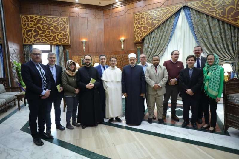 شيخ الأزهر يستقبل أعضاء مكتب «بلوريال» الباحثين في شؤون الإسلام بأوروبا