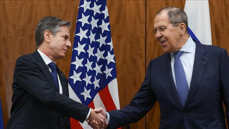وزير الخارجية الأمريكي يلتقي نظيره الروسي لأول مرة منذ حرب أوكرانيا