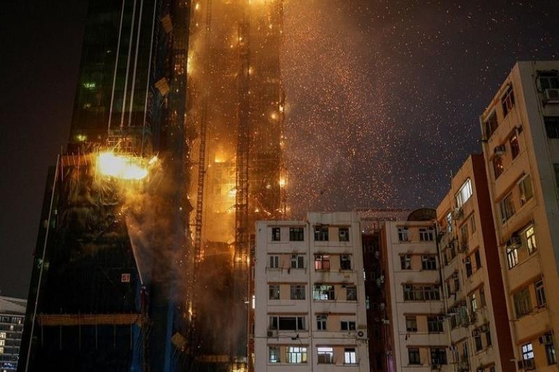 حريق هونج كونج ـ العين الإخبارية