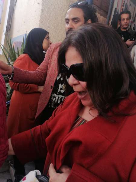 ماجدة زكي تدعم شقيقها أشرف زكي في انتخابات المهن التتمثيلية