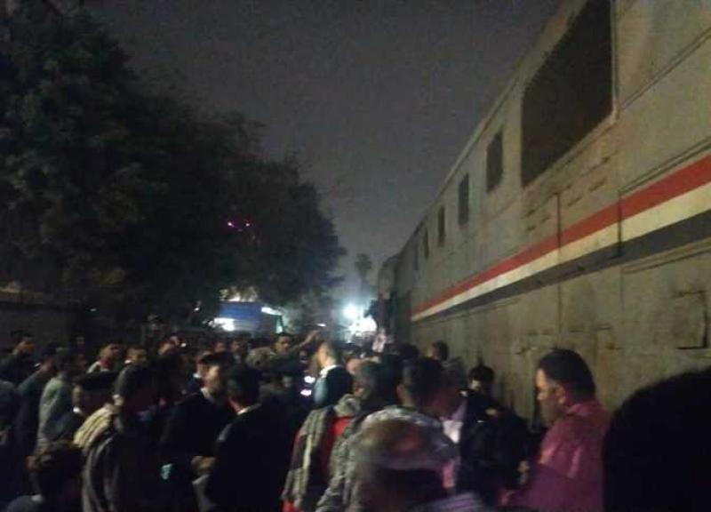 السكة الحديد : سائق قطار قليوب تجاوز السيمافور المغلق وهذا سبب التصادم