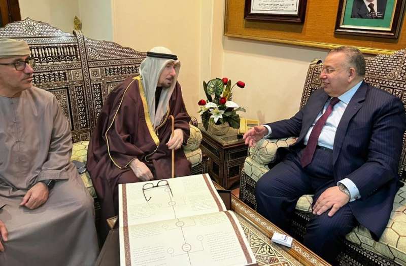 لقاء نقيب الأشراف ومستشار رئيس الإمارات