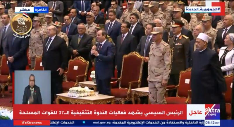 الرئيس السيسي: دم شهدائنا في سيناء «مرحش هدر»