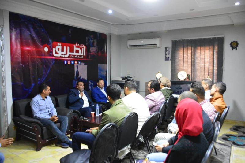 «الطريق» تستقبل أحمد دياب المرشح لعضوية «الصحفيين» لعرض برنامجه الانتخابي «صور»